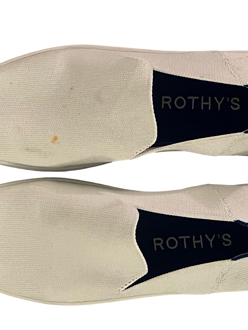 Rothy's White Slipons 10.5